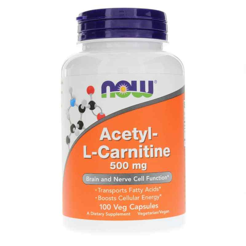 AcetylLCarnitine 500 Mg, NOW Foods